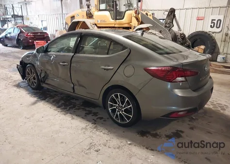 2020 Hyundai Elantra Limited z USA, uszkodzony, nr VIN 5NPD84LF5LH501801